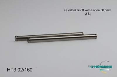 HT3/02/160 Draagarmpennen  L.=86,5mm boven  2 Stuks