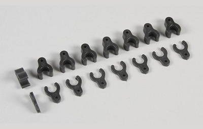 FG 07100 Instelclips 2 mm. en 6 mm. voor de vooras  1 Set