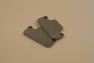 HT3/06/130 Brake plates 2 mm. thick steel  2 Stuks