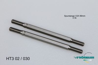 HT3/02/030 Spurstange L=99mm V2A   2 Stuks