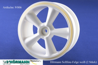 09/006 Softline rim white  1 Paar