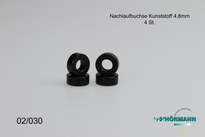 02/030 Caster rings Plastic L. = 4,8 mm. 4 Stuks