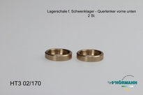 HT3/02/170 Lagerschaal Brons (t.b.v. draagarm) 2 Stuks