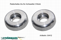 08/412 Radscheibe Alu f.Achswelle 2 Stuks