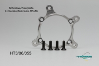 HT3/06/055 Schnellwechslerplatte Motor 1 Stuks