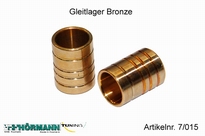 07/015 Sliding bearing bronze 2 Stuks