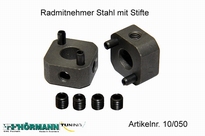 10/050 Radmitnehmer Stahl 9,5 mm. mit Stifte 2 Stuks