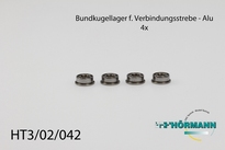 HT3/02/042 Lagerbussen tbv kogelgelagerde verbindingsstrip 4 Stuks